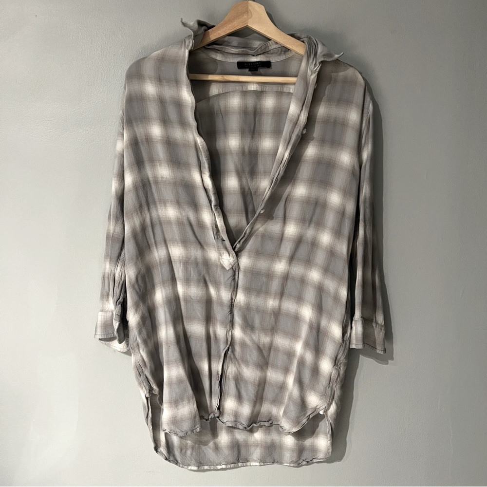 All Saints Plaid Shirt